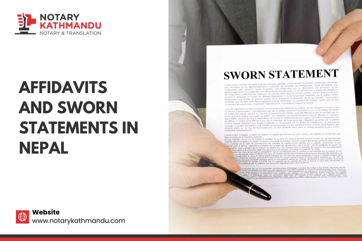 Affidavits and Sworn Statements