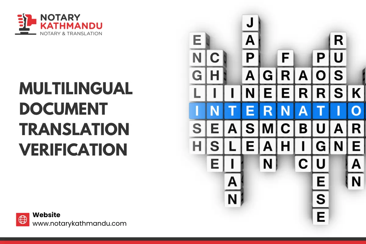 Multilingual Translation & Document Verification | Notary Kathmandu