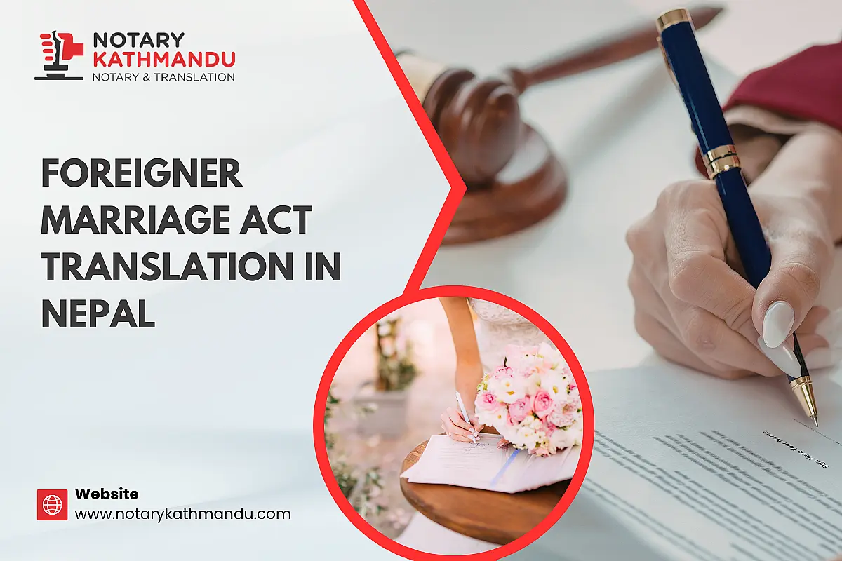 Foreigner Marriage Act Translation in Nepal
